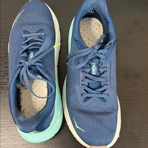 Hoka Arahi 7 Running Shoe Sneaker Women’s 10 Blue Mint Green - Picture 8 of 8